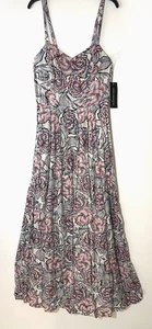 Maxi Vestido Rubor $188 French Connection Talla 4 Bonita Estampado Floral Nuevo con Etiquetas - Imagen 1 de 8
