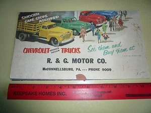 Folleto de ventas de camiones Chevrolet - vintage - con fecha de mayo de 1953 - Imagen 1 de 5