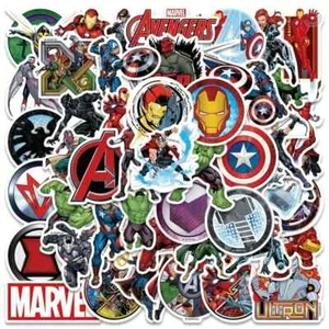 50 piezas MARVEL AVENGERS SUPERHEROES-Capitán América, Spiderman, Hulk, Pantera Negra - Imagen 1 de 12