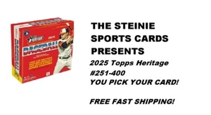 2025 Topps Heritage Base #251-400 Pick your Card - CHEAPEST! UPDATED 5/16 - Picture 1 of 1