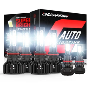 Para Fit Toyota Corolla 2005 2006 2007 2008 LED faro alto/ bajo+luces antiniebla - Bild 1 von 13