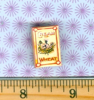 Dollhouse Miniature Cream of Wheat Cereal Box era 1900