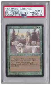 Master of the Hunt AUTOGRAPHED x1 PSA 9 MINT Legends Magic 1x MTG - Picture 1 of 1
