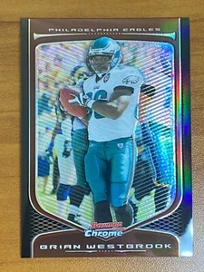 2009 Topps Bowman cromado tarjeta base refractor #33 Brian WESTBROOK 🙂 - Imagen 1 de 2