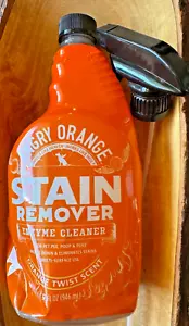Angry Orange Stain Remover - 32oz Enzyme Pet Cleaner - Dog & Cat Urine -SEALED - Picture 1 of 4