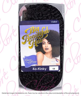 Outre Lace Front Wig Big Beautiful Hair -4A-Kinky "FAST SELLER" - Image 1 of 2