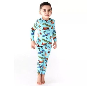 Posh Peanut x Hot Wheels Monster Jam Bamboo Pajamas | Size 4 - Picture 1 of 4