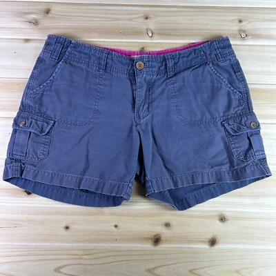 Roxy Shorts Womens Size 9 Blue Low Rise Cargo Shorts - Image 1 of 4