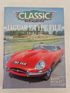 Jaguar E - Type 3.8 4.2 V12 File Hardback Book by Classic & Sportscar Dated 1988 - Zdjęcie 1 z 24