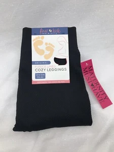 First Kick Women’s Maternity Original Fleece Lined Cozy Leggings OS Black Weave - Picture 1 of 11