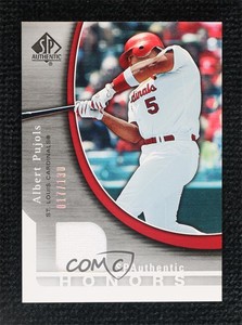 2005 Upper Deck SP Collection Authentic Honors Materials /130 Albert Pujols