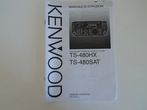KENWOOD TS-480 SAT-HX (ITALIAN INSTRUCTION MANUAL ONLY)....RADIO_TRADER_IRELAND. - Afbeelding 1 van 3