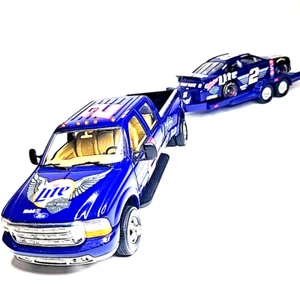 1:24 Rusty Wallace 1999 Ford F-350 Trailer Car NASCAR TRACKSIDE Miller Harley - Picture 1 of 20