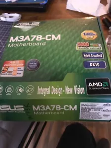 Asus M3A78-CM AMD 780V Socket AMD Motherboard - Picture 1 of 8