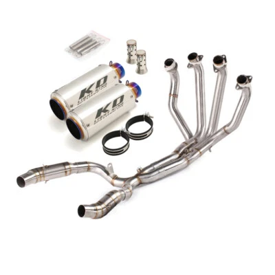 Silenciadores de tubo de escape de enlace delantero deslizables para Kawasaki Ninja 1000 Z1000 2010-2025 Foto 1 de 4