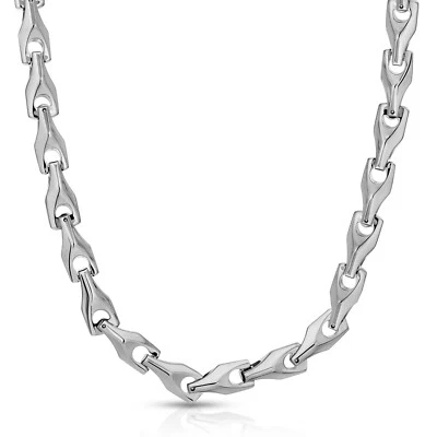 HEAVY BIKER TUNGSTEN CARBIDE MEN'S 9.0 MM NECKLACE (TUC 001) - FREE SHIPPING! - Image 1 of 4