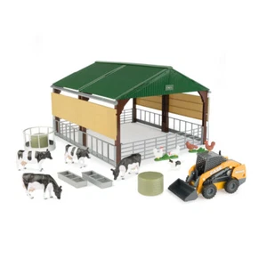 1:32 Case SV340B Skid Steer Loader with Livestock Building and Accessories - Picture 1 of 1