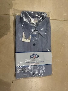 USN, CAMICIA CHAMBRAY DONNA, MANICA CORTA, PICCOLA, POLI/COTONE 2004 - Foto 1 di 5