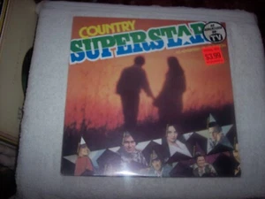 LP--COUNTRY SUPERSTARS--VARIOUS ARTISTS  **FACTORY SEALED**  #128 - Picture 1 of 4