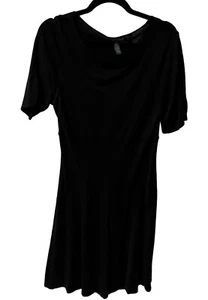 Lauren Ralph Lauren Kleid Damen L Kaschmir Seide Etui Schwarz Pullover Zeitlos - Bild 1 von 8