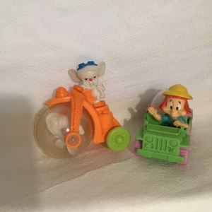 McDonald's Animaniacs Pinky And The Brain 1993 Happy Meal Toy & Elmira Jeep - Picture 1 of 2