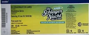 Schlagernacht des Jahres - Waldbühne Berlin am 01.06.2024 - Freie Platzwahl - Bild 1 von 1