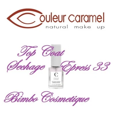 COULEUR CARAMEL Nagellack Nagel- Bio Top -schicht Trocknung Express 11ML Nr. 33 - Bild 1 von 2