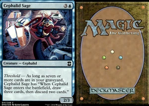 Magic the Gathering -MTG-Cephalid Sage Foil - Picture 1 of 1