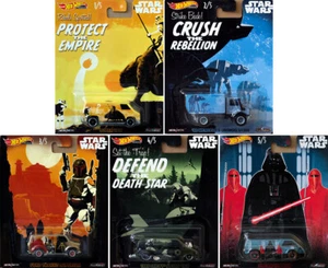 Star Wars Set 5 modelos Pop Culture 2019 Premium 1:64 Hot Wheels DLB45 - Imagen 1 de 1