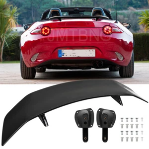 Gloss Black 46" GT Style Rear Trunk Spoiler Wing Lip For 16-24 Mazda MX-5 Miata - Picture 1 of 15