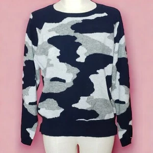 Suéter Brodie Cashmere Azul Marino Camuflaje ~ $375 - Imagen 1 de 8