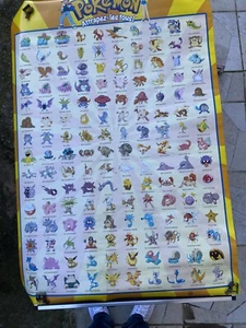 Affiche Poster Pokémon Nintendo GB Posters 2000 Éd. 1 Set de Base SOUS BLISTER - Imagen 1 de 7