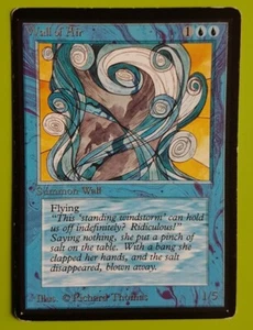 Mtg WALL OF AIR, BETA Edition, Blau. - Bild 1 von 2