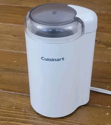 Molinillo de granos de café Cuisinart blanco DCG-20N eléctrico - totalmente probado y funcionando Foto 1 de 4