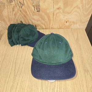 Sombrero vintage Otto blanco sin estructura con tirantes verde/azul años 90 nuevo de stock - Imagen 1 de 6