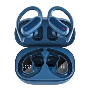 Wireless Earbuds Bluetooth Headphones, Bluetooth 5.3 Stereo Over Ear Buds,Noi... - Picture 1 of 6