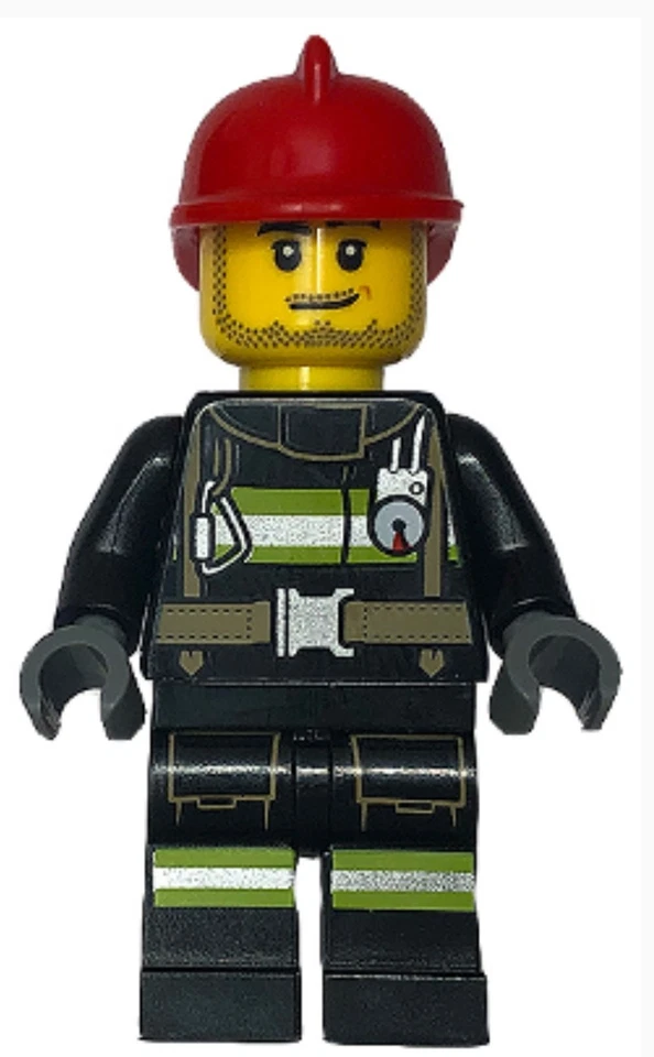LEGO MINIFIGURE CITY FIREFIGHTER USED CTY1416!! - Image 1 of 1