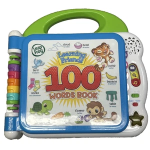 Leap Frog Learning Friends 100 Words Electronic Book English-Spanish - Picture 1 of 1