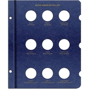 Native American Dollar Coin Collection Page | Dated 2018-2020 - Picture 1 of 1