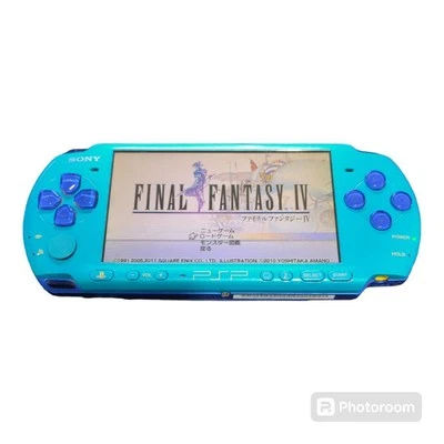 Sony PSP 3000 Console Only Various Color Sky Blue / Marin Blue Limited Used - Image 1 of 4