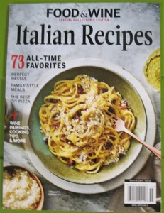 FOOD & WINE SPECIAL COLLECTOR'S EDITION ITALIAN RECIPES 2025 BRAND NEW!! - Picture 1 of 3