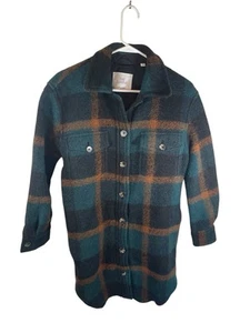 Camisa a Cuadros Wilfred Free The Ganna Verde, Chaqueta con Botones Talla XS Lana - Imagen 1 de 6