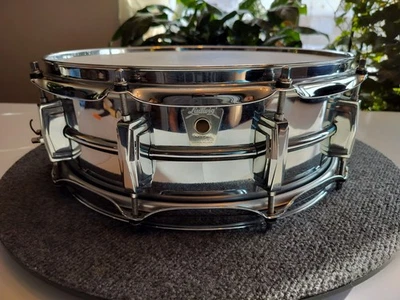 Ludwig LB400B Brass Edition Supraphonic 5x14" 10-Lug tarola anos 2000 limitada D - Imagem 1 de 4