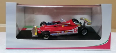 Modellino Ferrari 312 T4 n°12  G. Villeneuve  G.P.  Sud Africa 1979  1:43 Brumm - Immagine 1 di 4