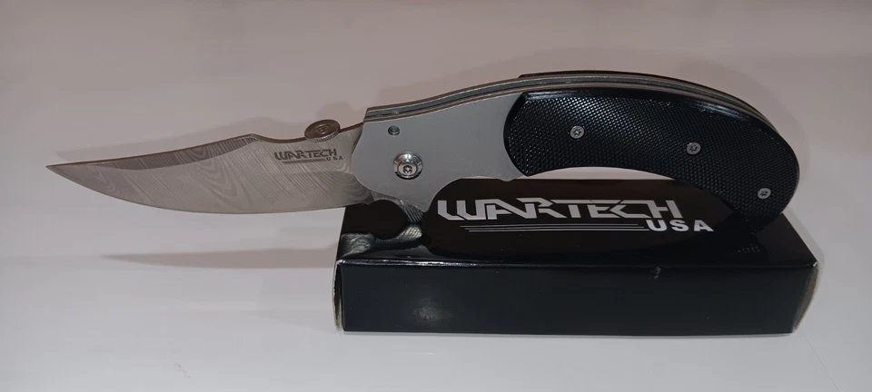 Wartech - Cuchillo cerrado táctico asistido por resorte de 4,75" Foto 1 de 4