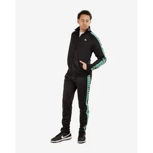 Kappa Men 222 Bandana Mercury Tracksuit jacket and pants black sage green XXL - Picture 1 of 15
