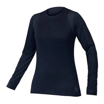 maglia mtb a maniche lunghe singletrack donna midnight navy Endura ciclismo - Immagine 1 di 1