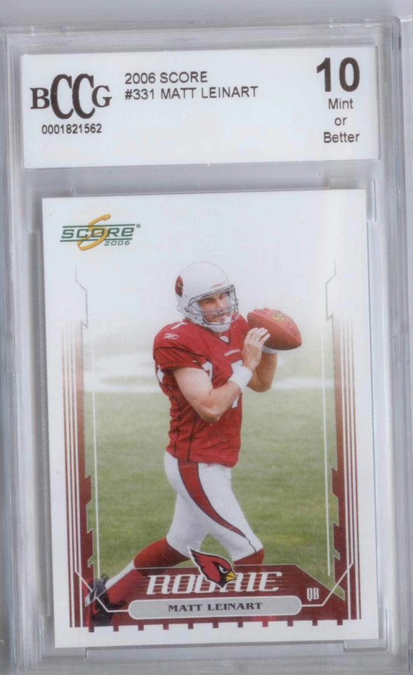 Matt Leinart-Cardinals-2008 Score Rookie Graded 10 Trading Card #331 - Image 1 of 1