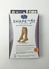 Dr Comfort Shape to Fit Women's Knee Highs 30-40 mmhg Compression, Medium, Nude