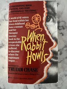 When Rabbit Howls by Truddi Chase 1990 Jove Paperback Edition - Picture 1 of 6